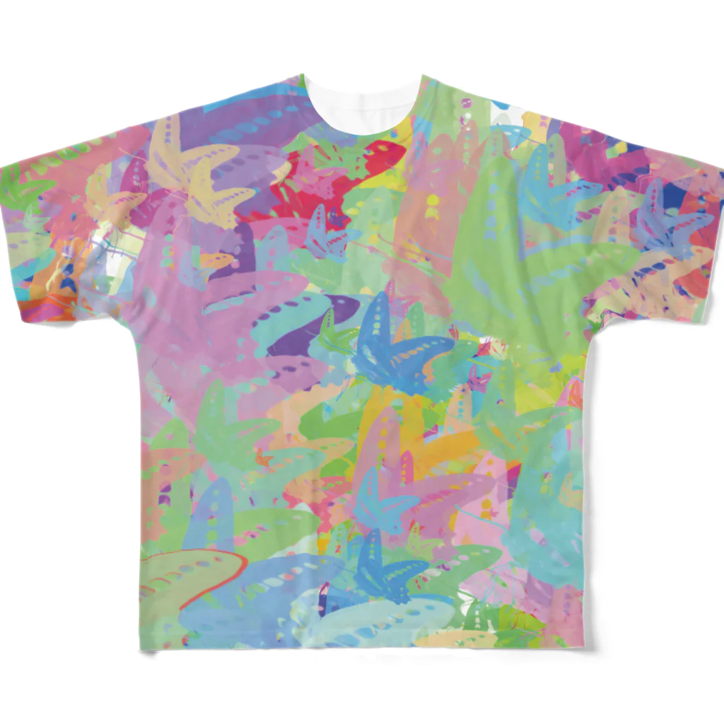 ニムニムのお部屋のちょうちょ All-Over Print T-Shirt