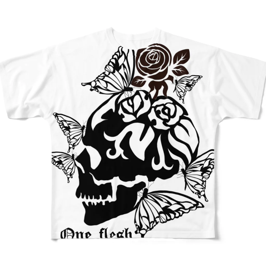 TREBOLの一心同体。 All-Over Print T-Shirt