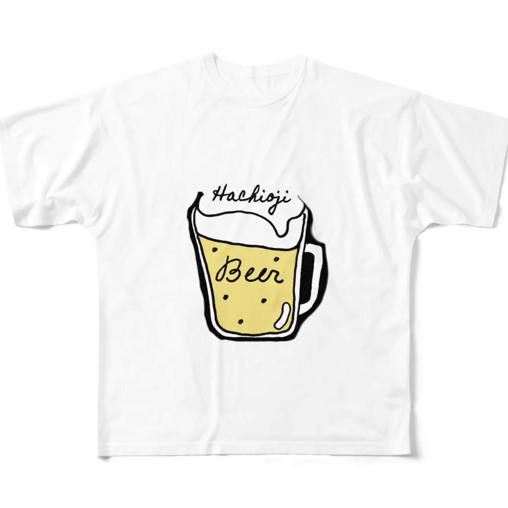 はちおうじ　にっきのHachioji_beer_life フルグラフィックTシャツ