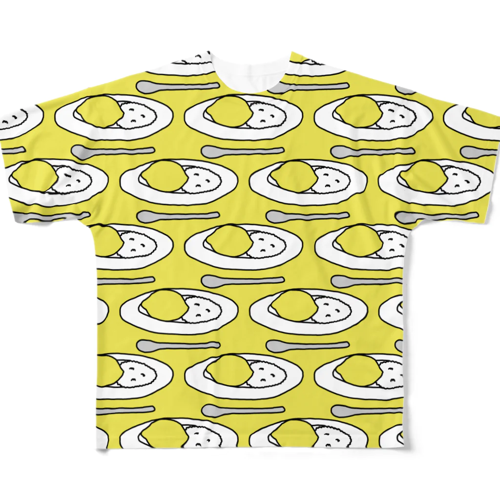 Panic Junkieのレモンライス フルグラフィックTシャツ