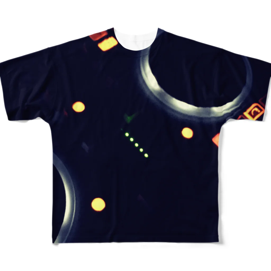 metao dzn【メタヲデザイン】のSPIN All-Over Print T-Shirt