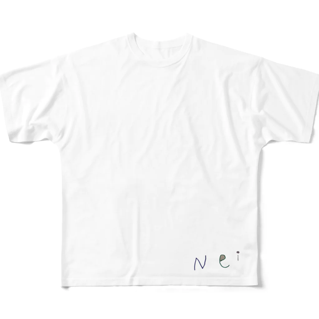  🌸nei nei🌸のnei neiプテc フルグラフィックTシャツ