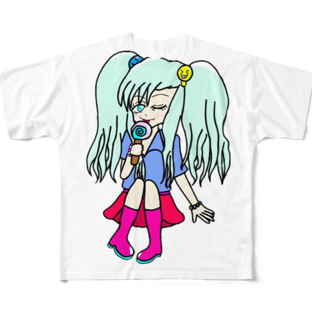 おしゃれちゃん 泉吹卯梨の変な世界 Ibukiuri のフルグラフィックtシャツ通販 Suzuri スズリ