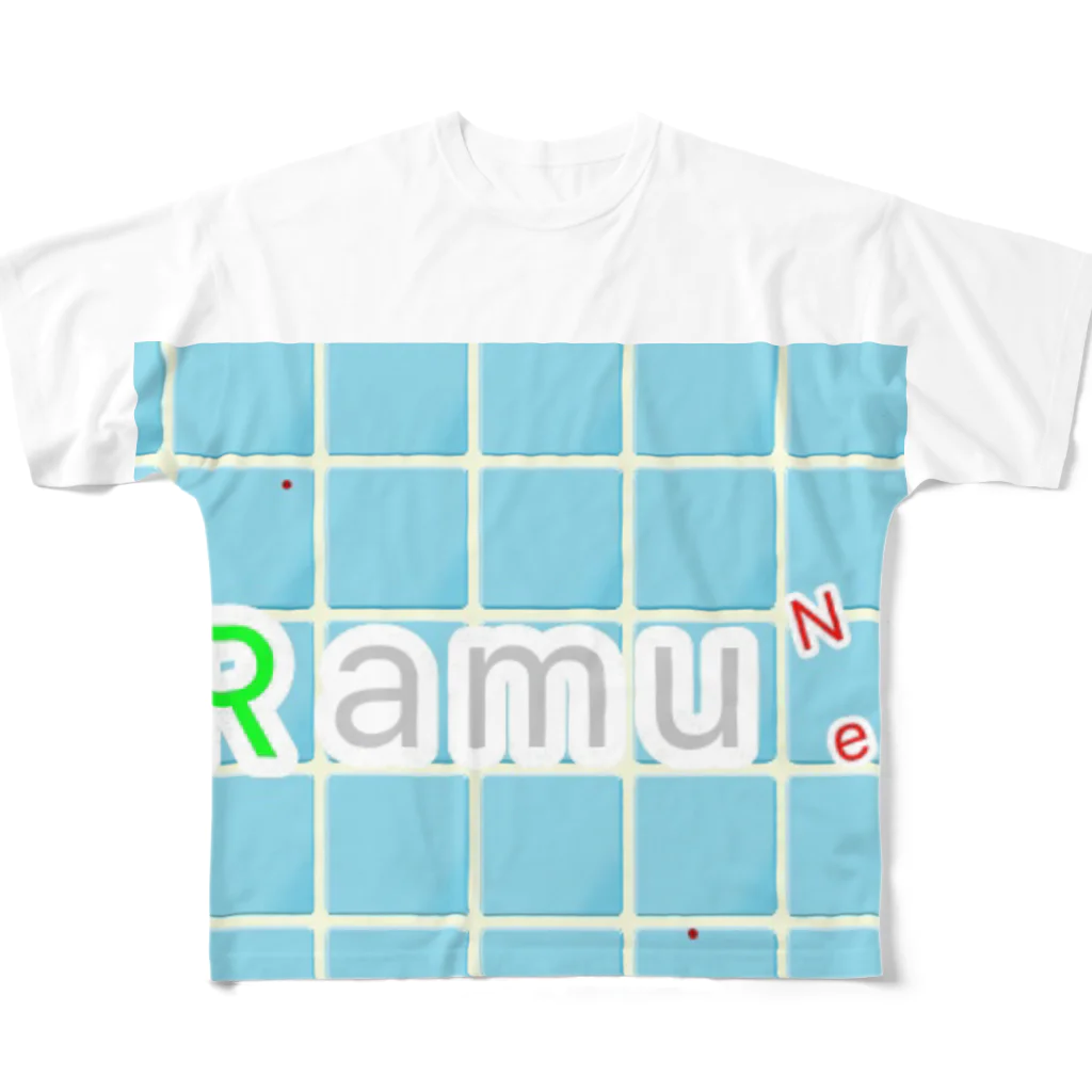 RaNextのRamuNext フルグラフィックTシャツ