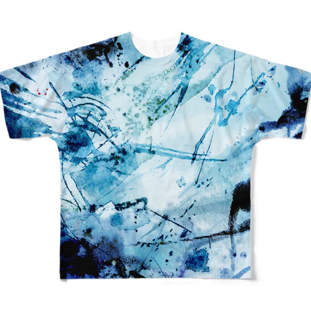 773.com by NanamiのBlue Ocean フルグラフィックTシャツ