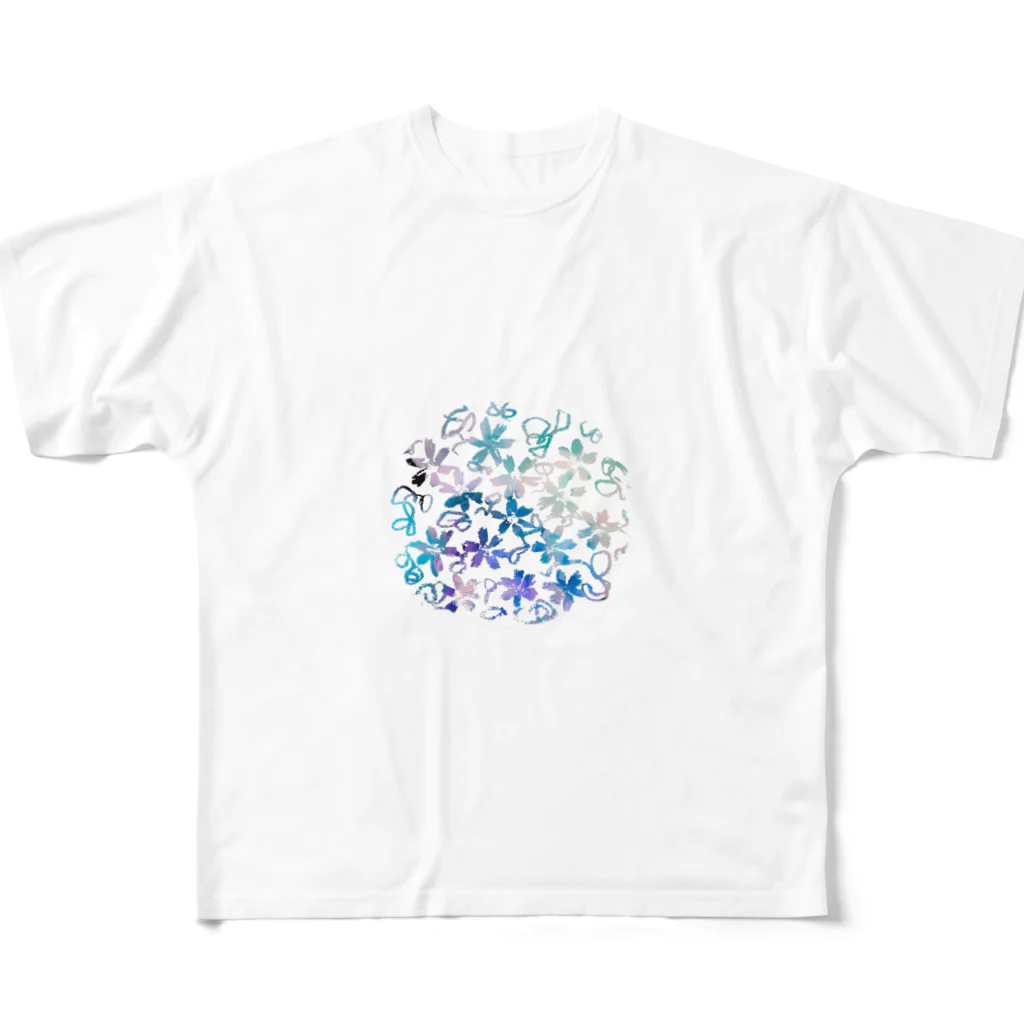 スマイルの花 All-Over Print T-Shirt