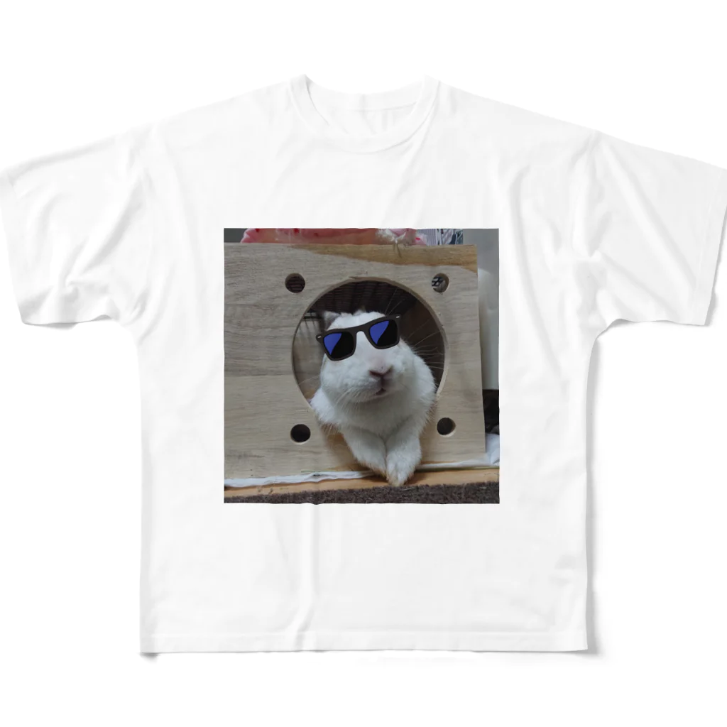 えり🐰ラテ🥕マシュマロ🐰の夏仕様ラテさま All-Over Print T-Shirt