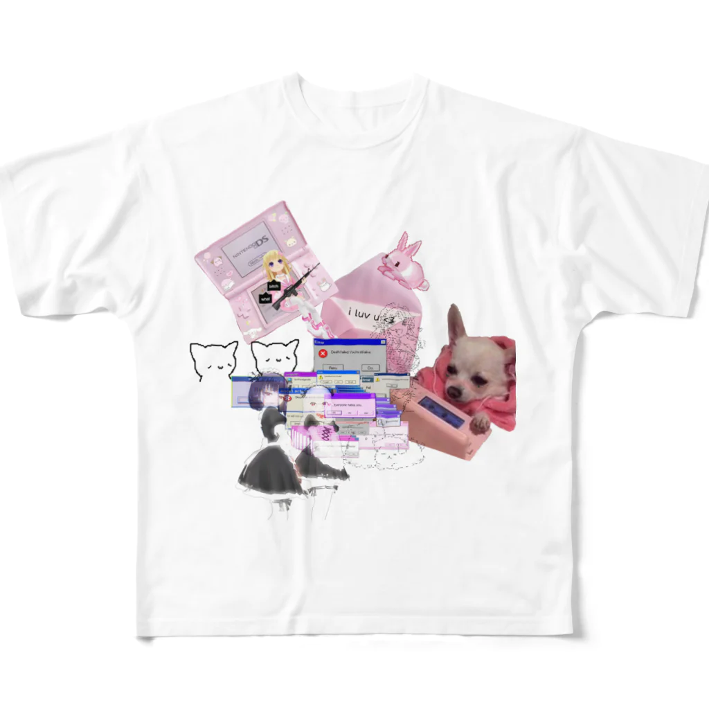 おかあさんしょくどうのなんやおまえtしゃつ All-Over Print T-Shirt