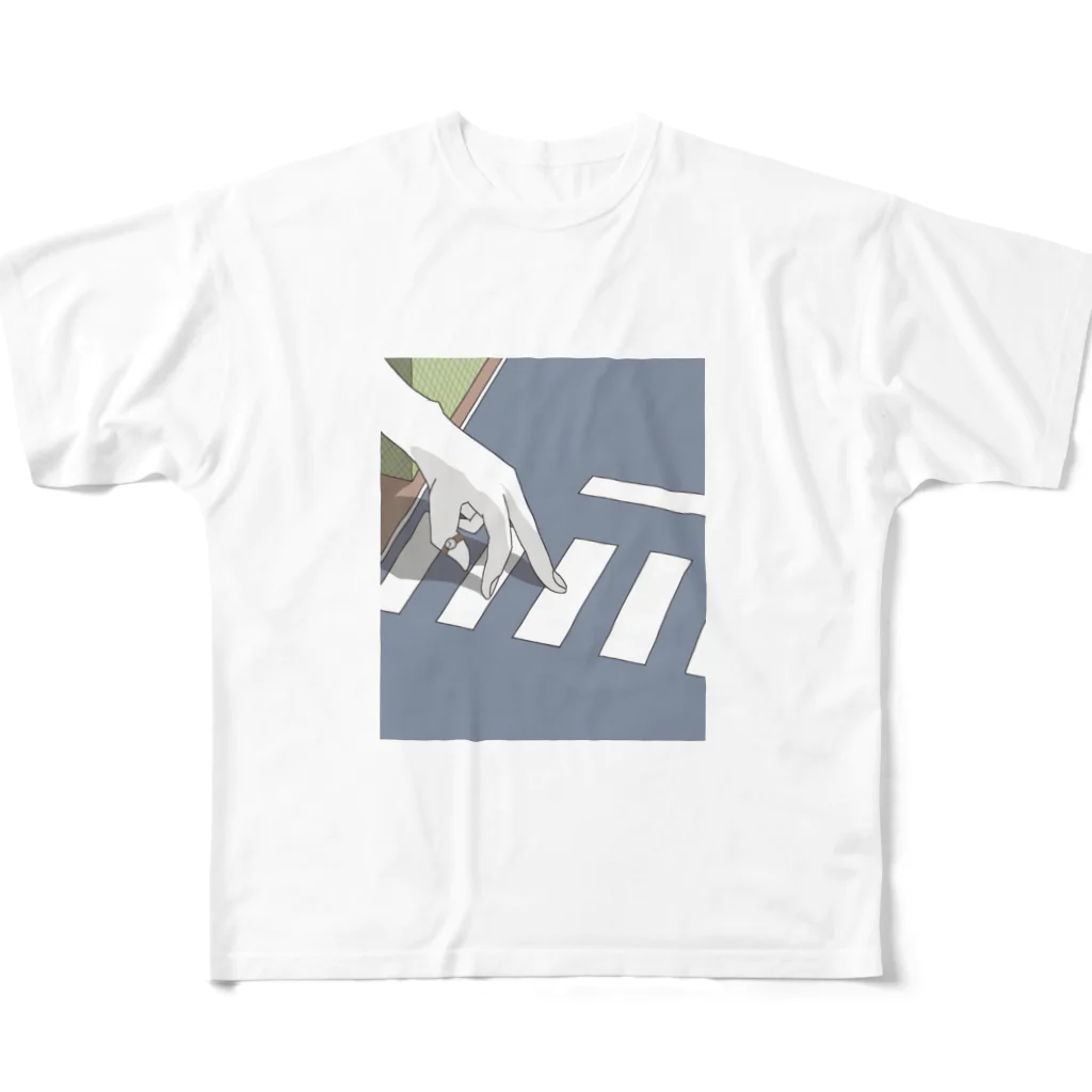 くるぶし大臣のテクテク All-Over Print T-Shirt