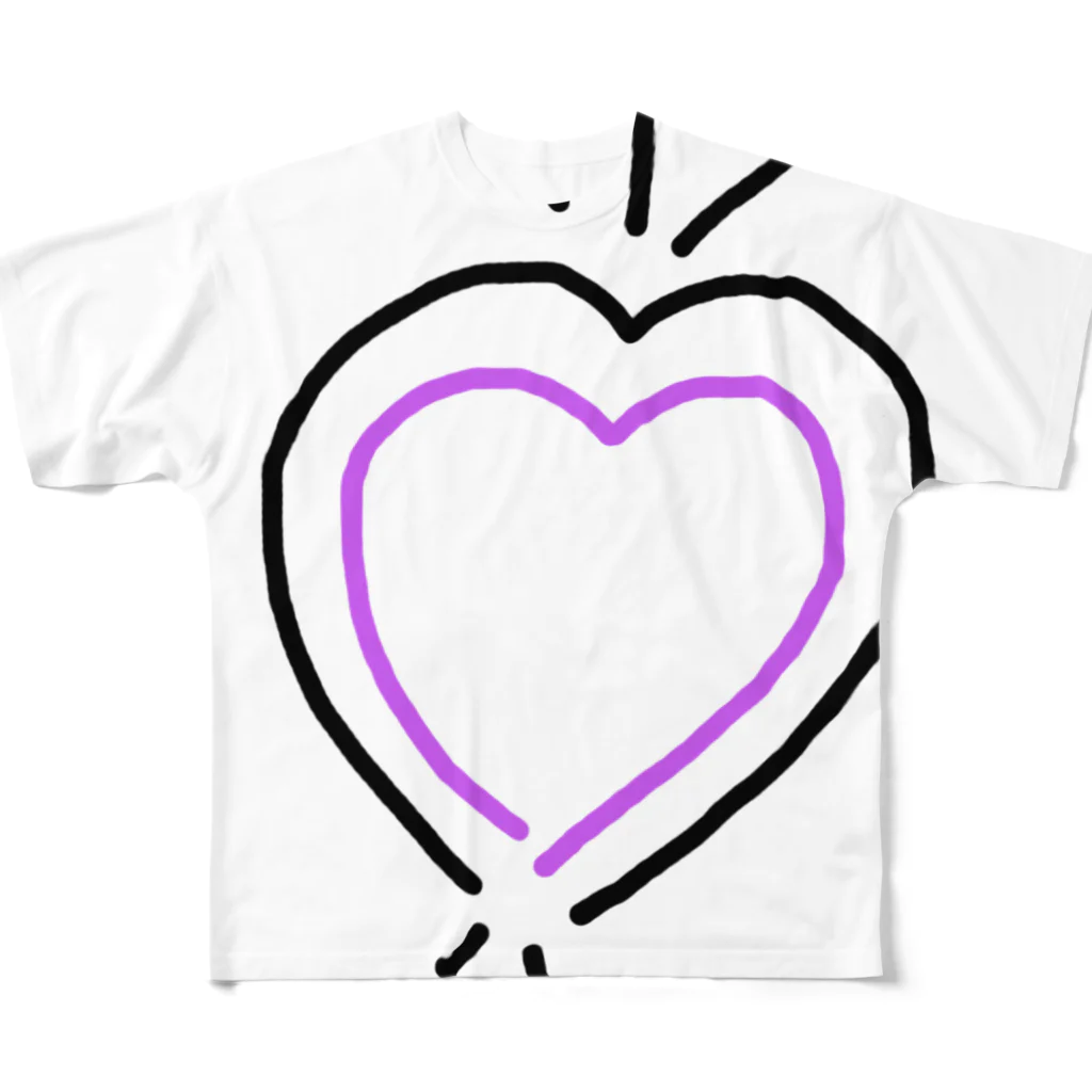 AYONGのChumChoms heart2 All-Over Print T-Shirt