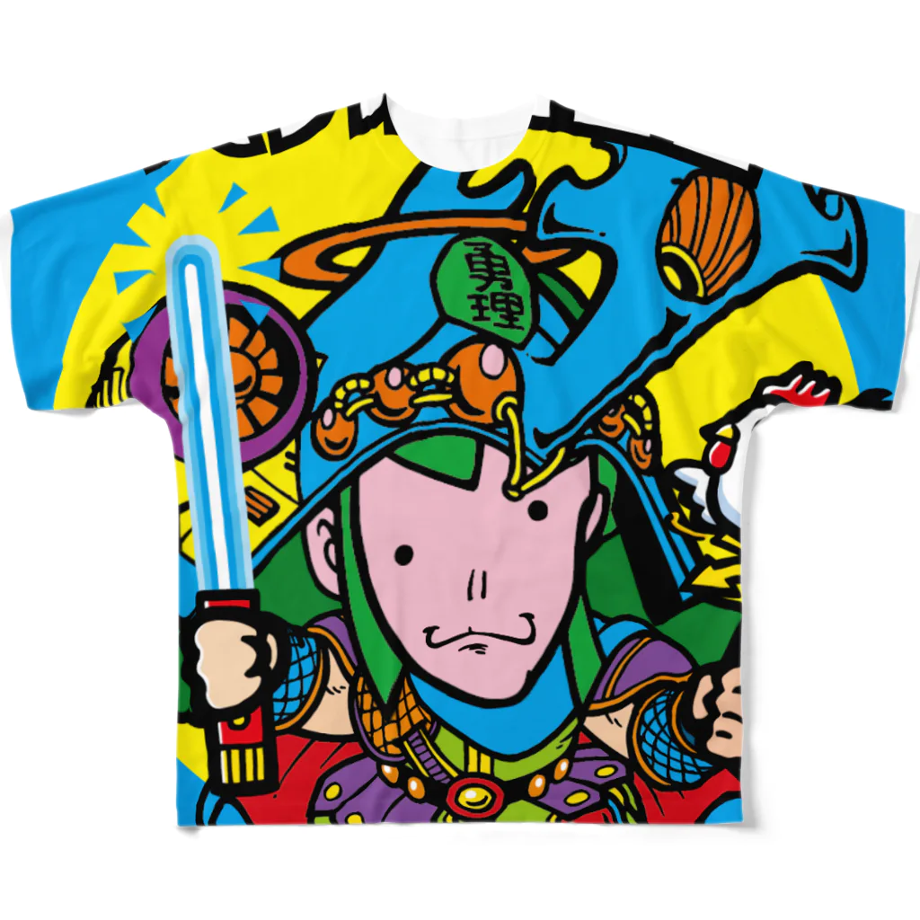 まこっちゃん屋のヘッポロココ All-Over Print T-Shirt