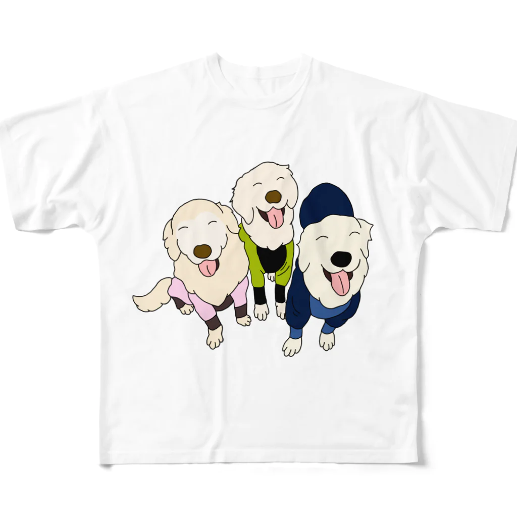 niconicotontonのうちの子1番☆サリー＆すみれ＆六花 ② All-Over Print T-Shirt