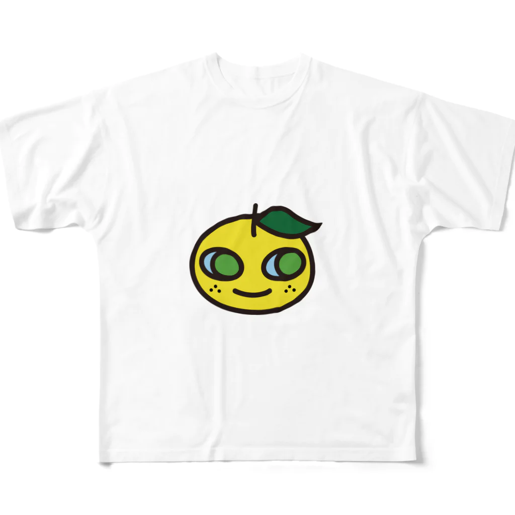 グレープフルーツちゃんのGRAPEFRUITちゃん フルグラフィックTシャツ