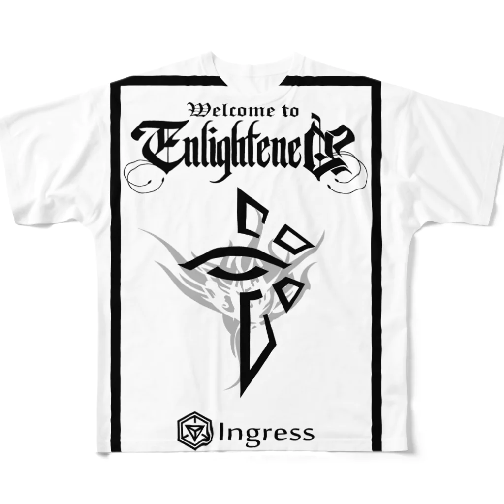 MKO DESIGNの【Order】Enlightened from Ingress フルグラフィックTシャツ
