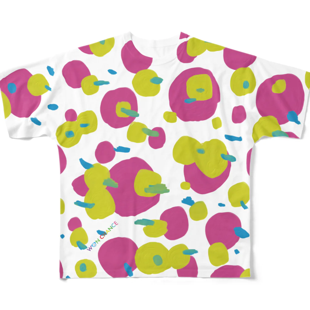 WON CHANCE ワンチャンスのWON CHANCE（ワンチャンス） All-Over Print T-Shirt