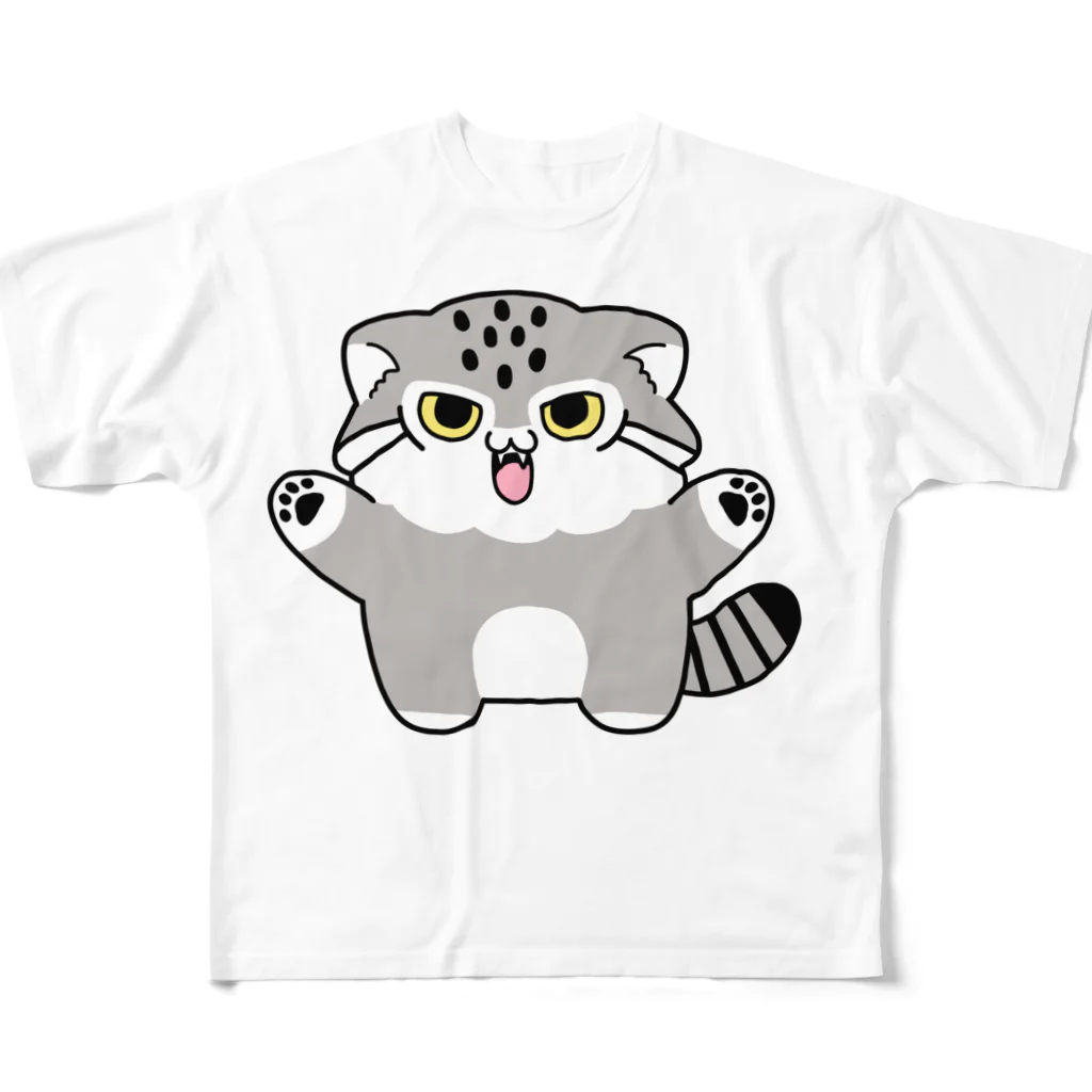 多喜のマヌルちゃんギャオー All-Over Print T-Shirt