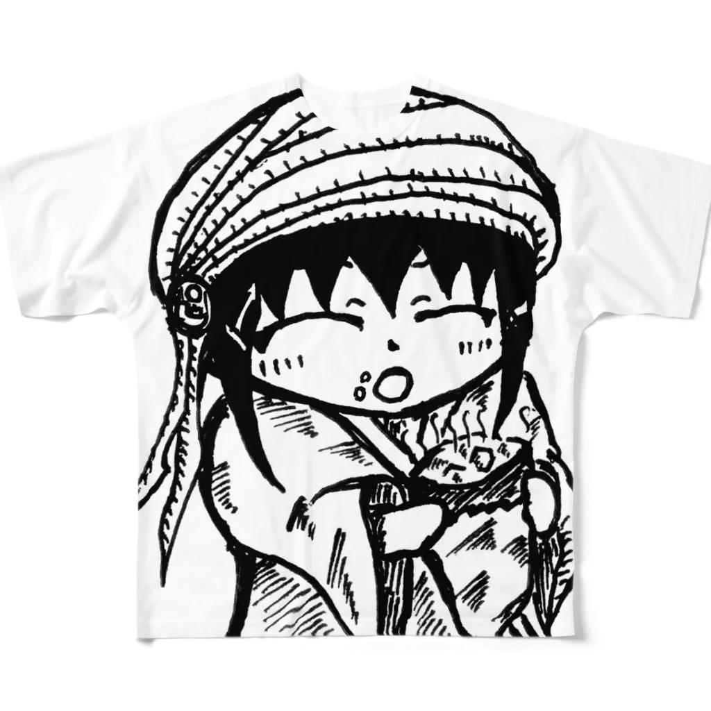 カオスのやきいも大好き 光里ちゃん フルグラフィックTシャツ