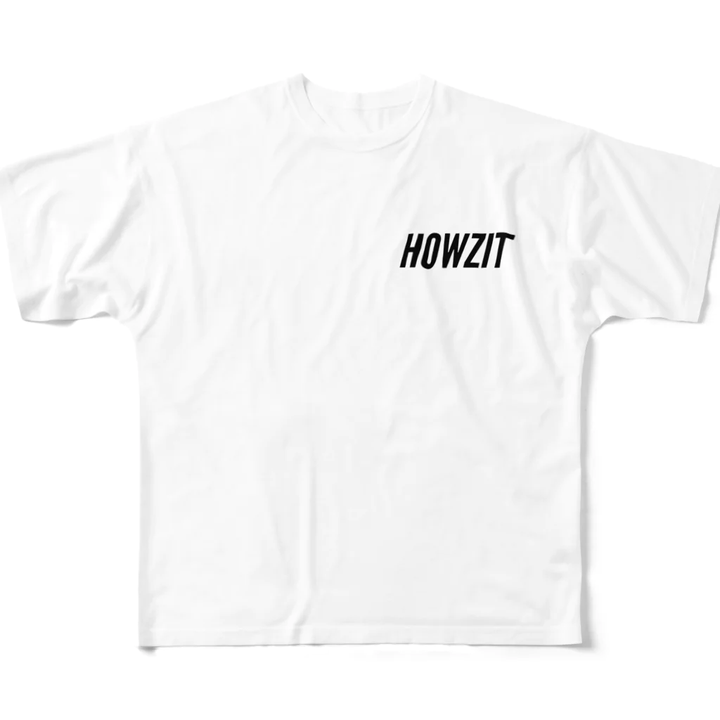 SAUNA SHIKANTAZA clubのHOWZIT T フルグラフィックTシャツ