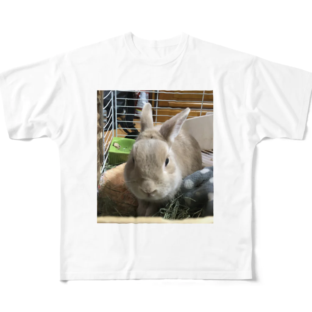 BARうさぎやのなになにさくら君 フルグラフィックTシャツ