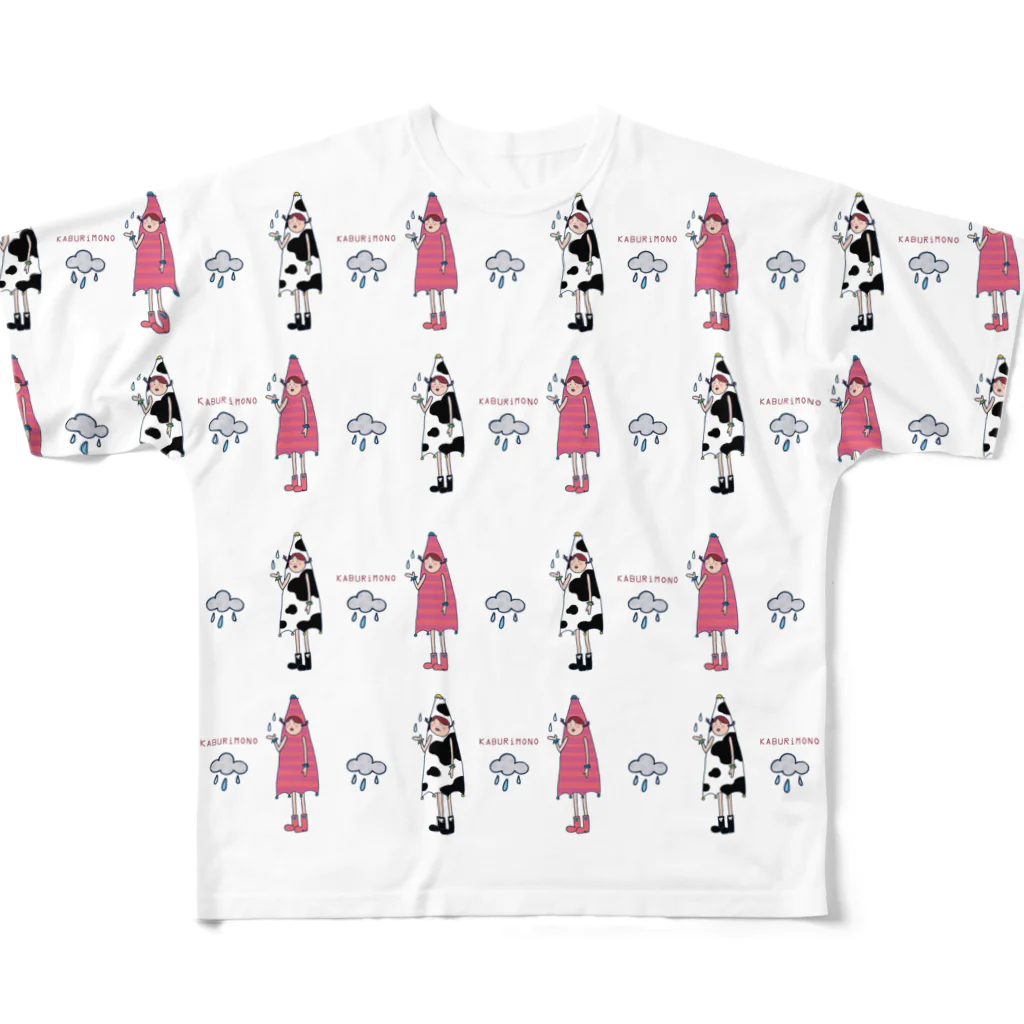 Peco Peco Boo&Carotte cocon❋のレーラがいっぱい フルグラフィックTシャツ