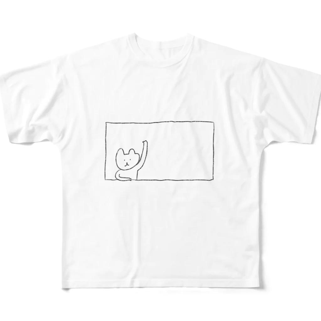 おりどうのおうちの心の窓からおりどう フルグラフィックTシャツ