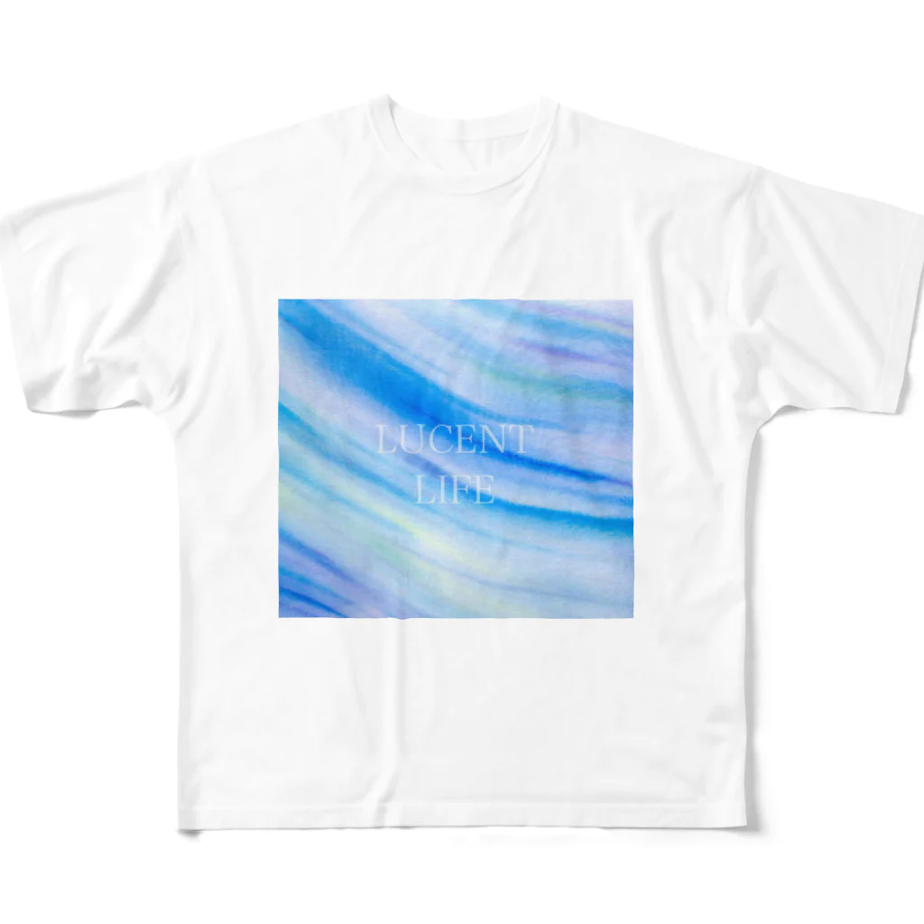 LUCENT LIFEのLUCENT LIFE  風 / Wind フルグラフィックTシャツ
