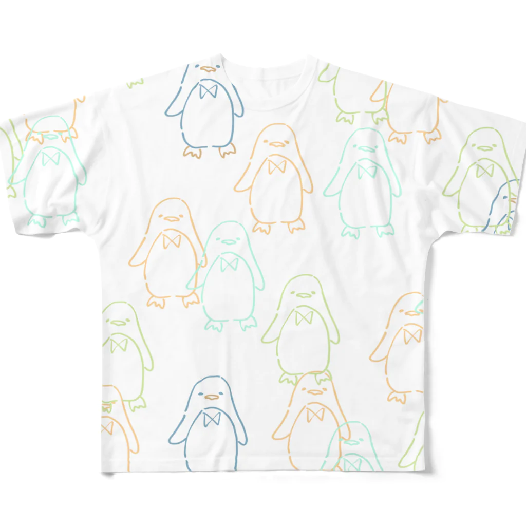 Harmony(藍月)のペンちゃんず(pt2) All-Over Print T-Shirt