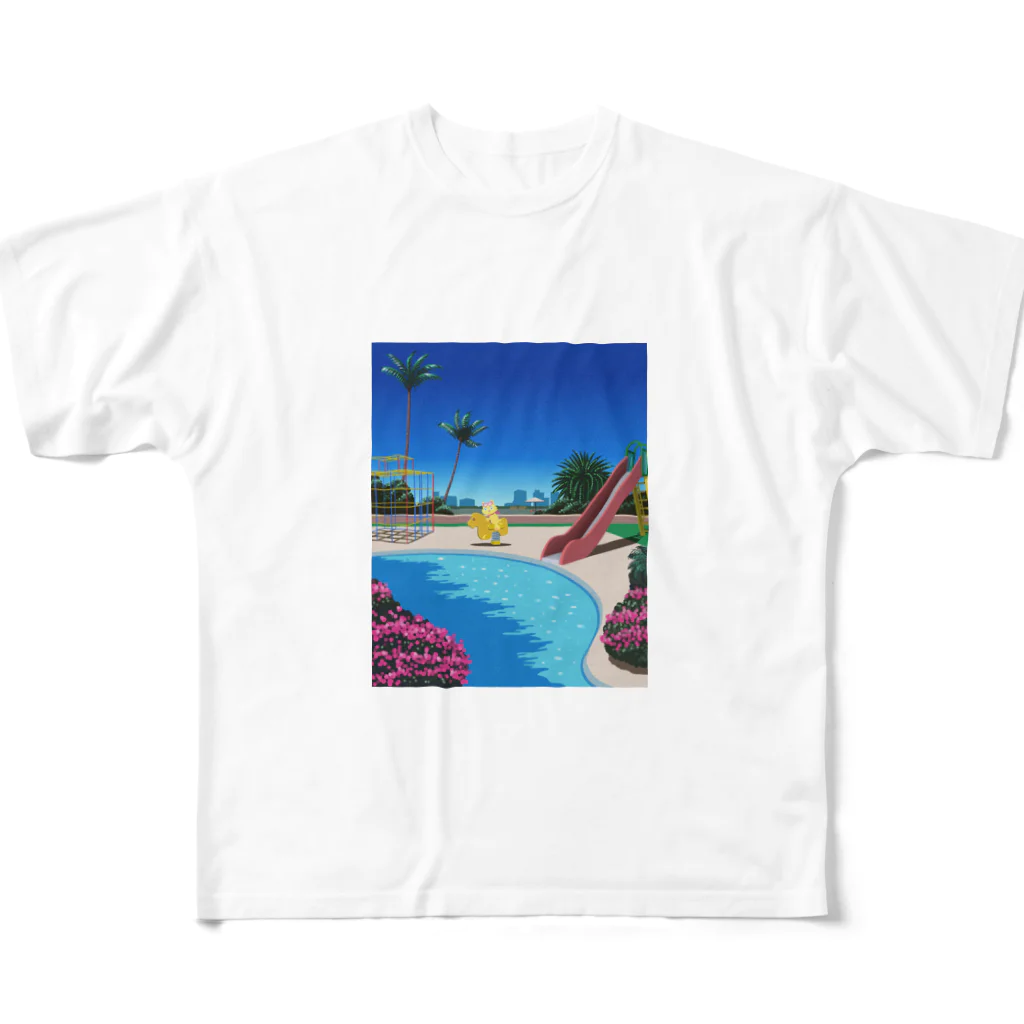 にゃんセグ販売局の公園のトロイ<summer> All-Over Print T-Shirt