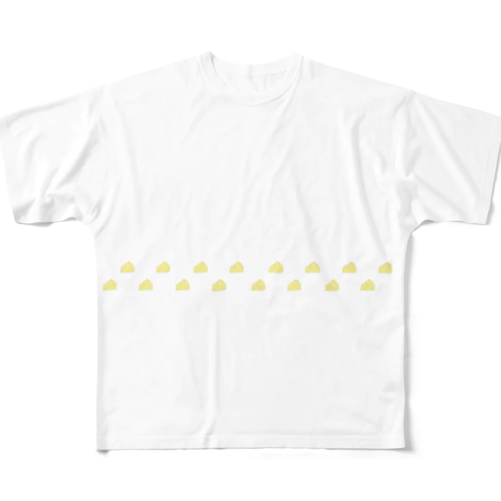 F-rush(フラッシュ)のチーズEタイプ All-Over Print T-Shirt