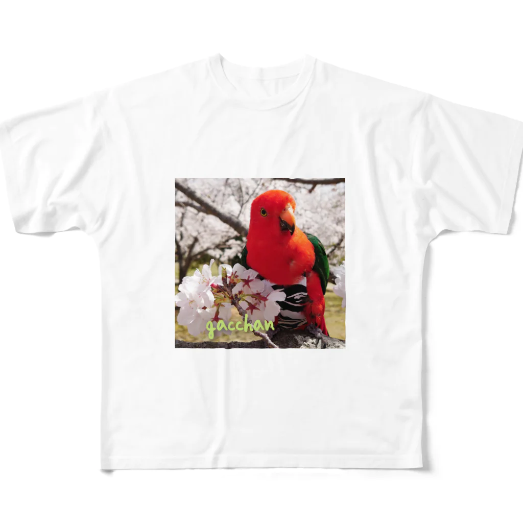 がっちゃんとアラレと小福のがっちゃんと桜 All-Over Print T-Shirt