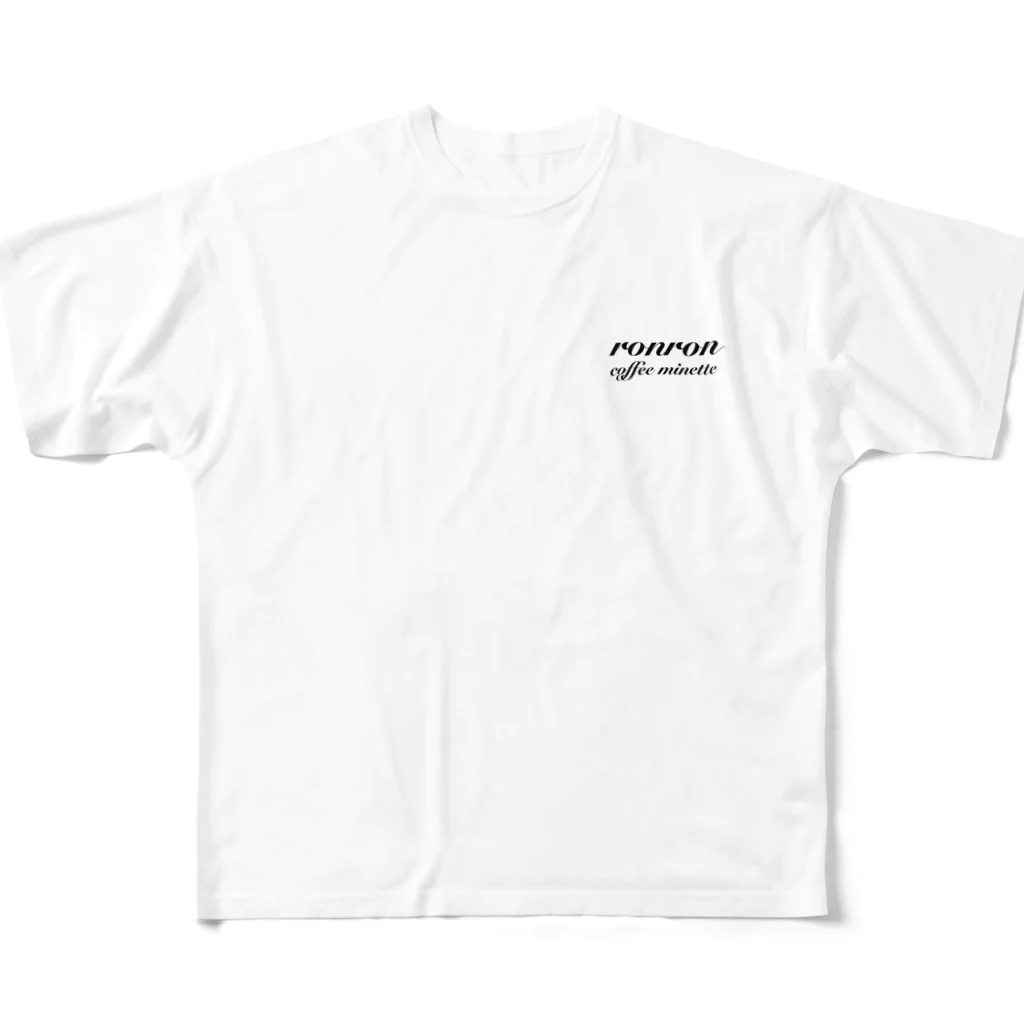   SEASON OF LOVE .  (DoorFu)のronron coffee minette ver.2.0 All-Over Print T-Shirt
