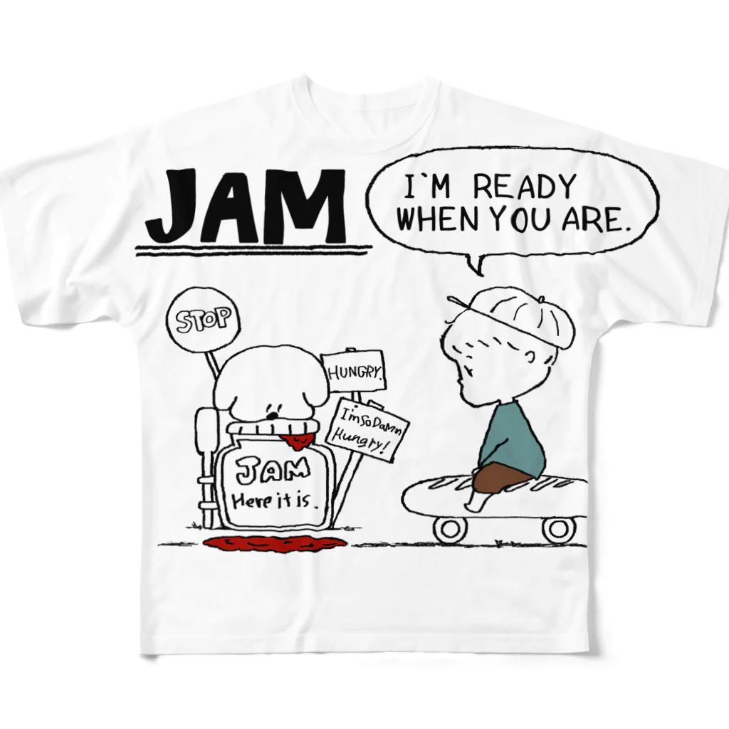 egu shopのJAM BOY フルグラフィックTシャツ