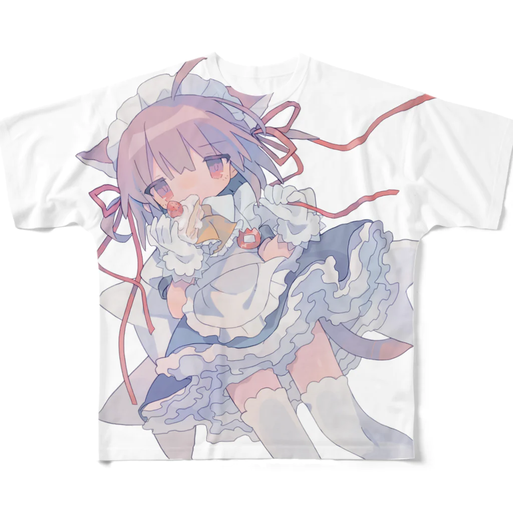 ももぐみの🍰 フルグラフィックTシャツ