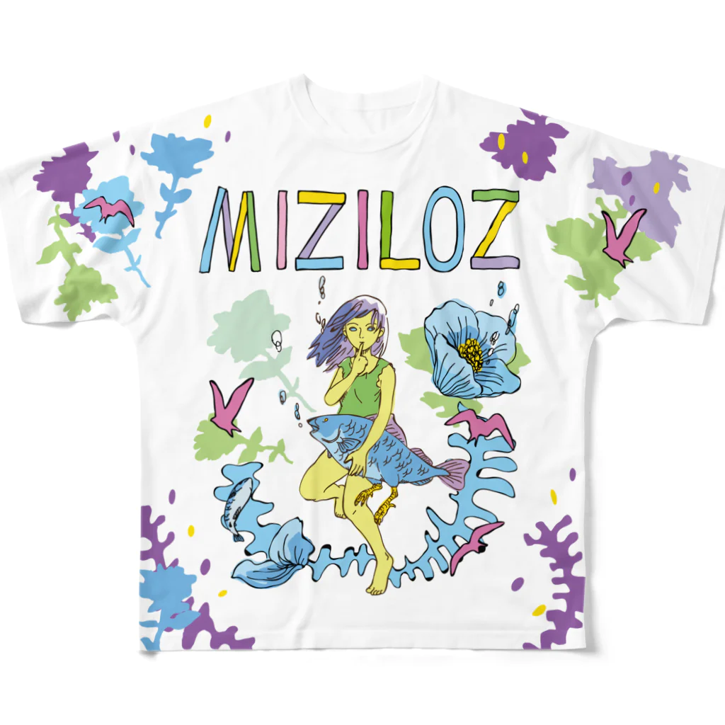 CHEBLOのMIZILOZ《ミズイロズ》 フルグラフィックTシャツ