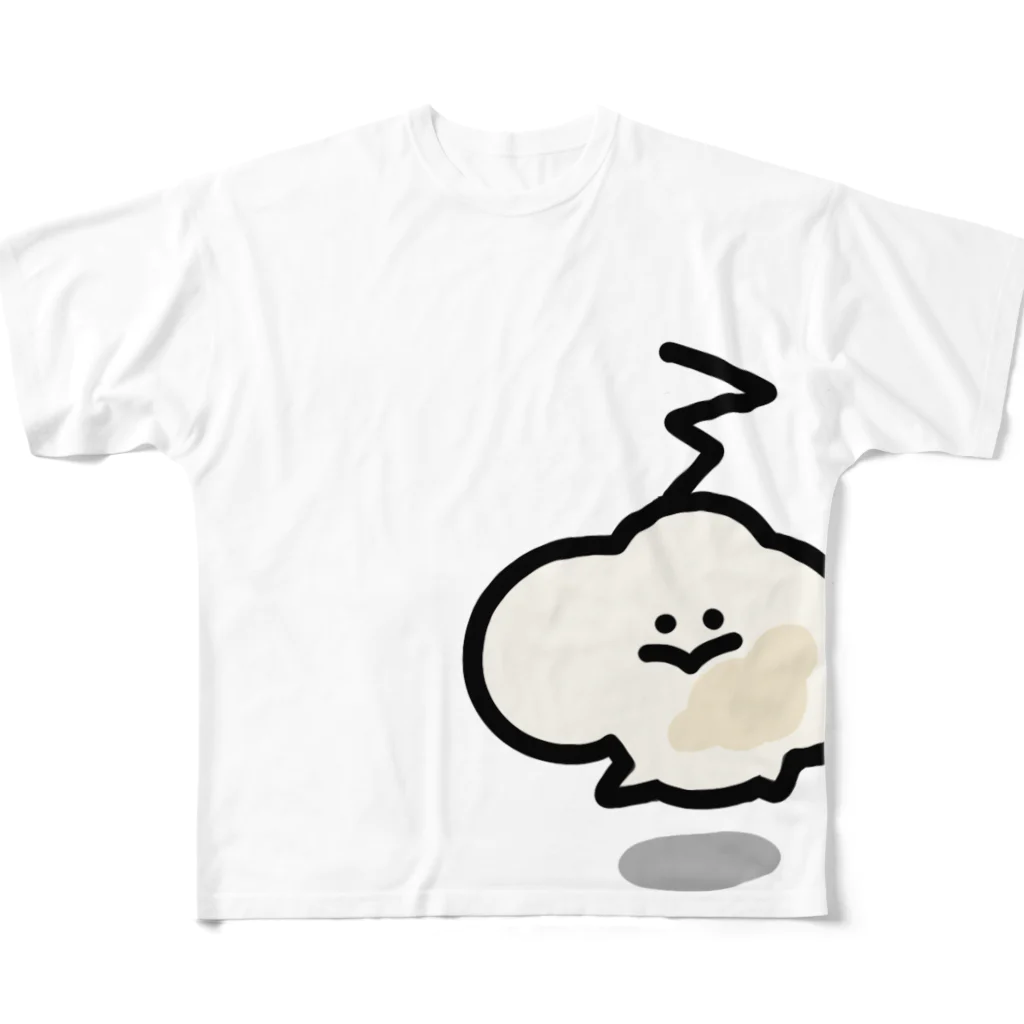 じわるちゃんのキャラメルポップコーン屋さんのつぶお All-Over Print T-Shirt