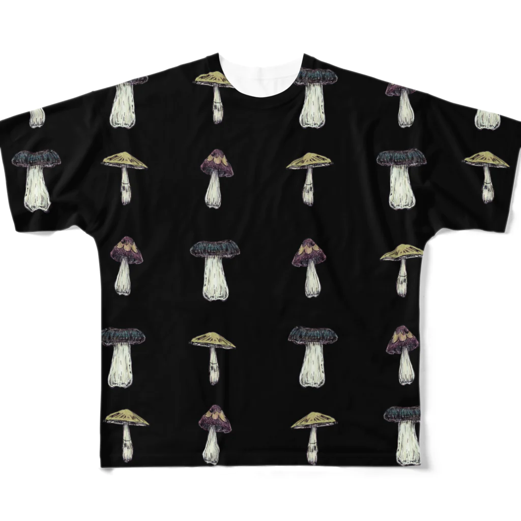 [ DDitBBD. ]のmushrooms. All-Over Print T-Shirt