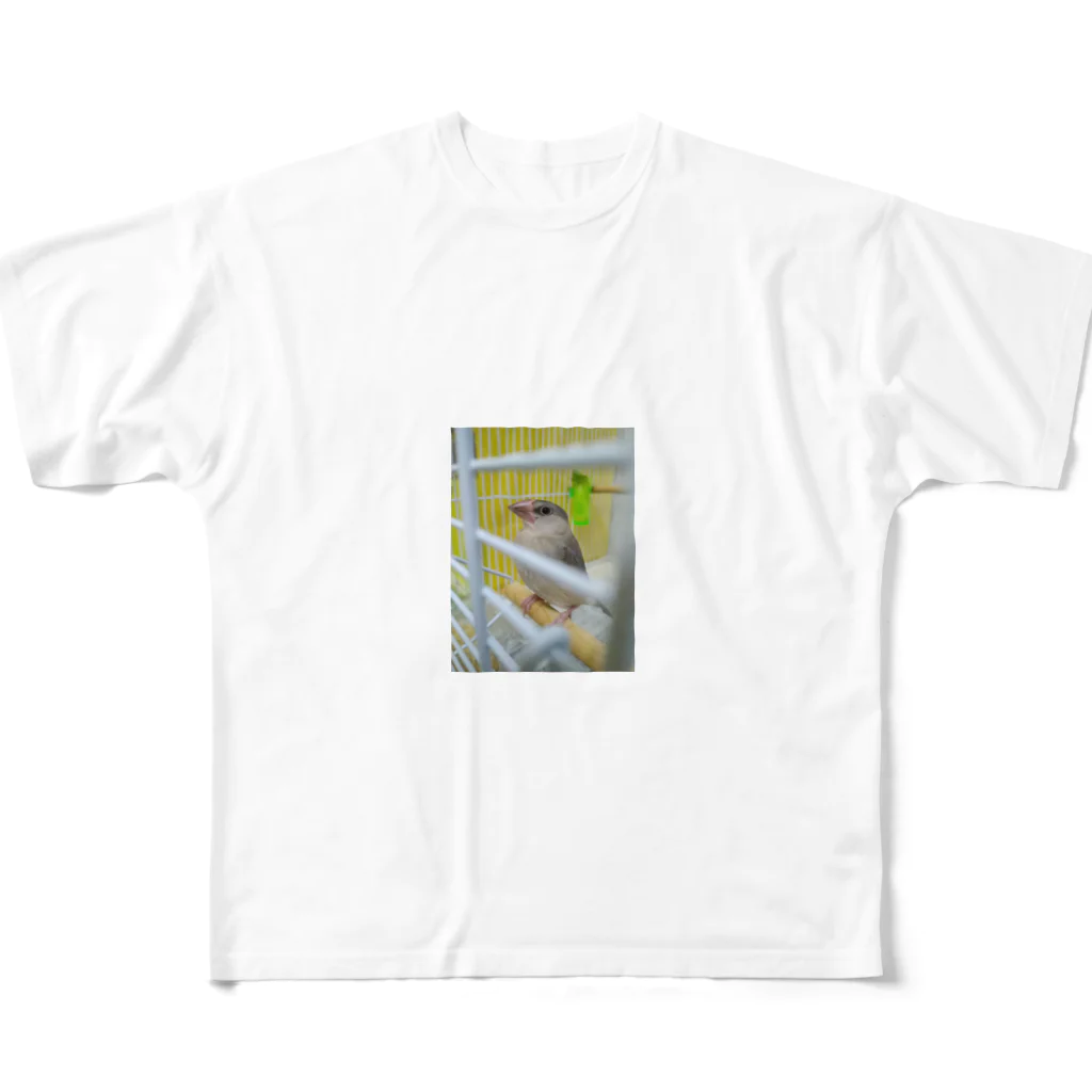 フラミンゴノリコののびちゃん① All-Over Print T-Shirt