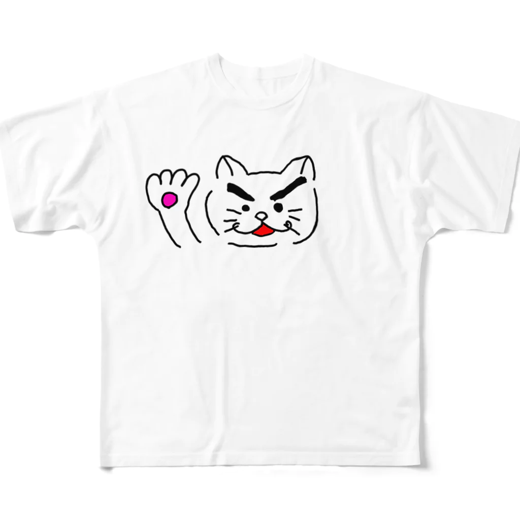 necoの田中ピン太 フルグラフィックTシャツ