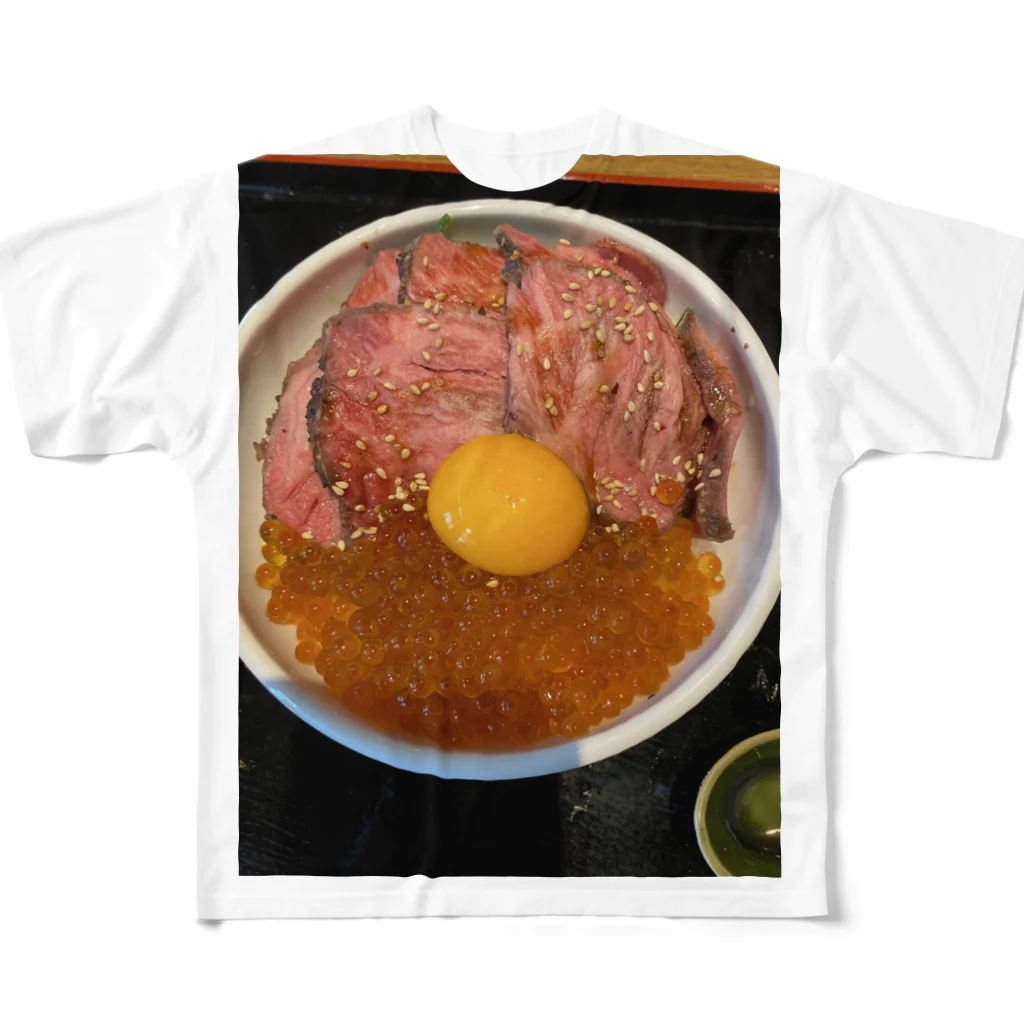 kkraのお腹空くシャツ フルグラフィックTシャツ