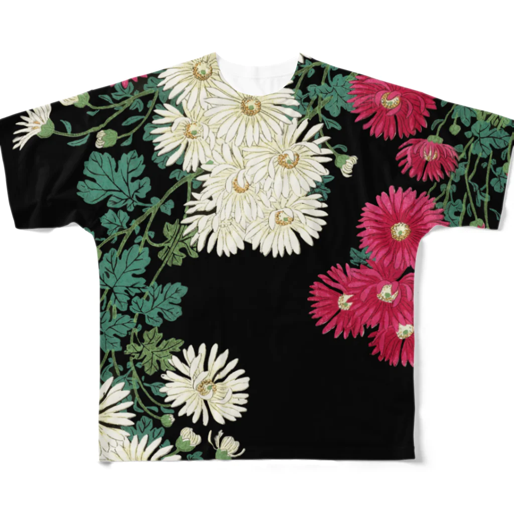Japon mignonの菊 All-Over Print T-Shirt