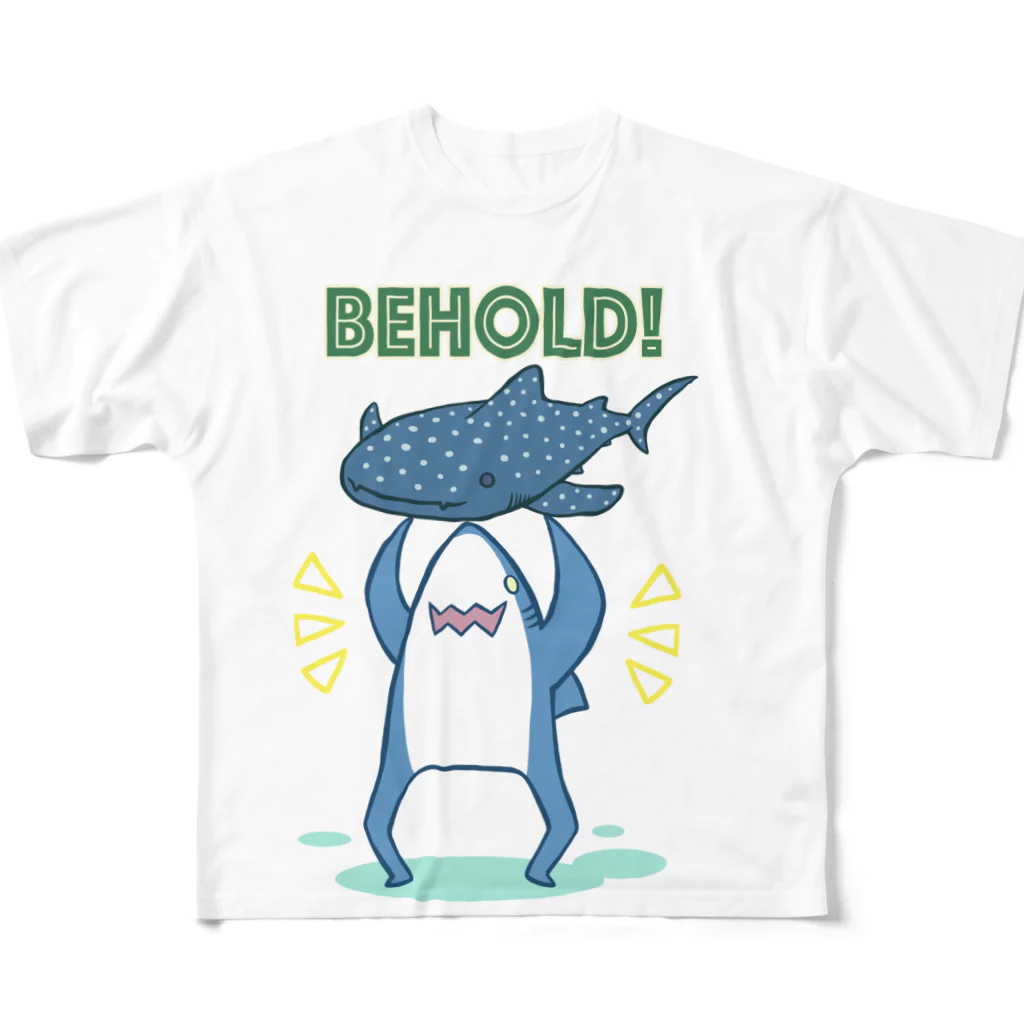 EGPS@サメ描く奴のBEHOLD! All-Over Print T-Shirt