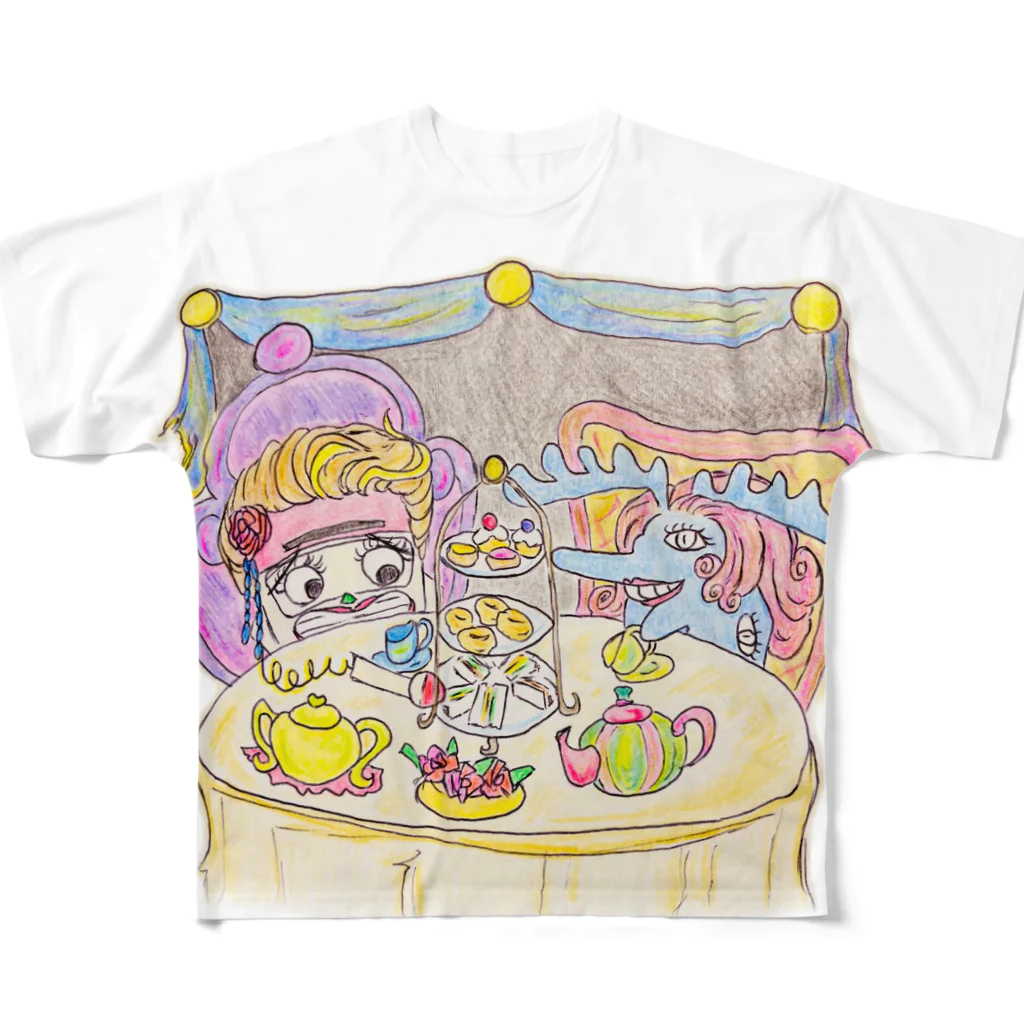 mousseのあなざーすかいの不憫婦人と過敏婦人 All-Over Print T-Shirt