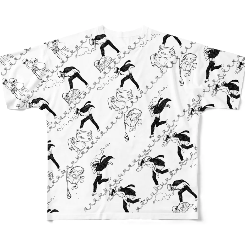 松虫あられのきむすめれんあいきんしれい All-Over Print T-Shirt