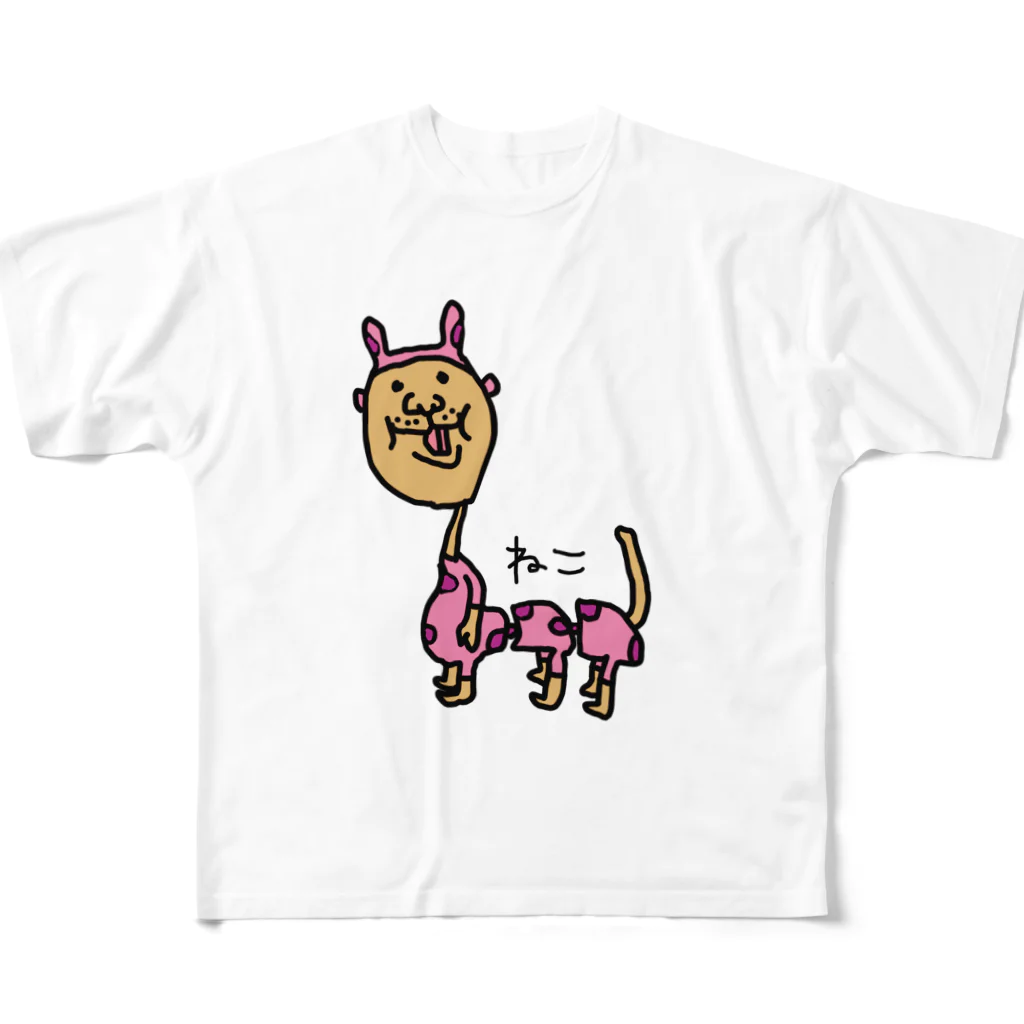 ファッション鈴木のねこかな？ All-Over Print T-Shirt