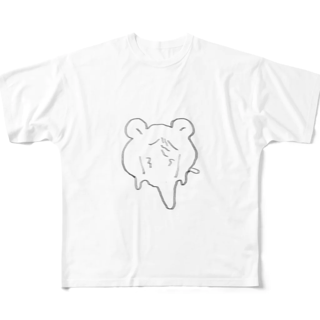 chuta_chutaのでろりんはむちゅた フルグラフィックTシャツ