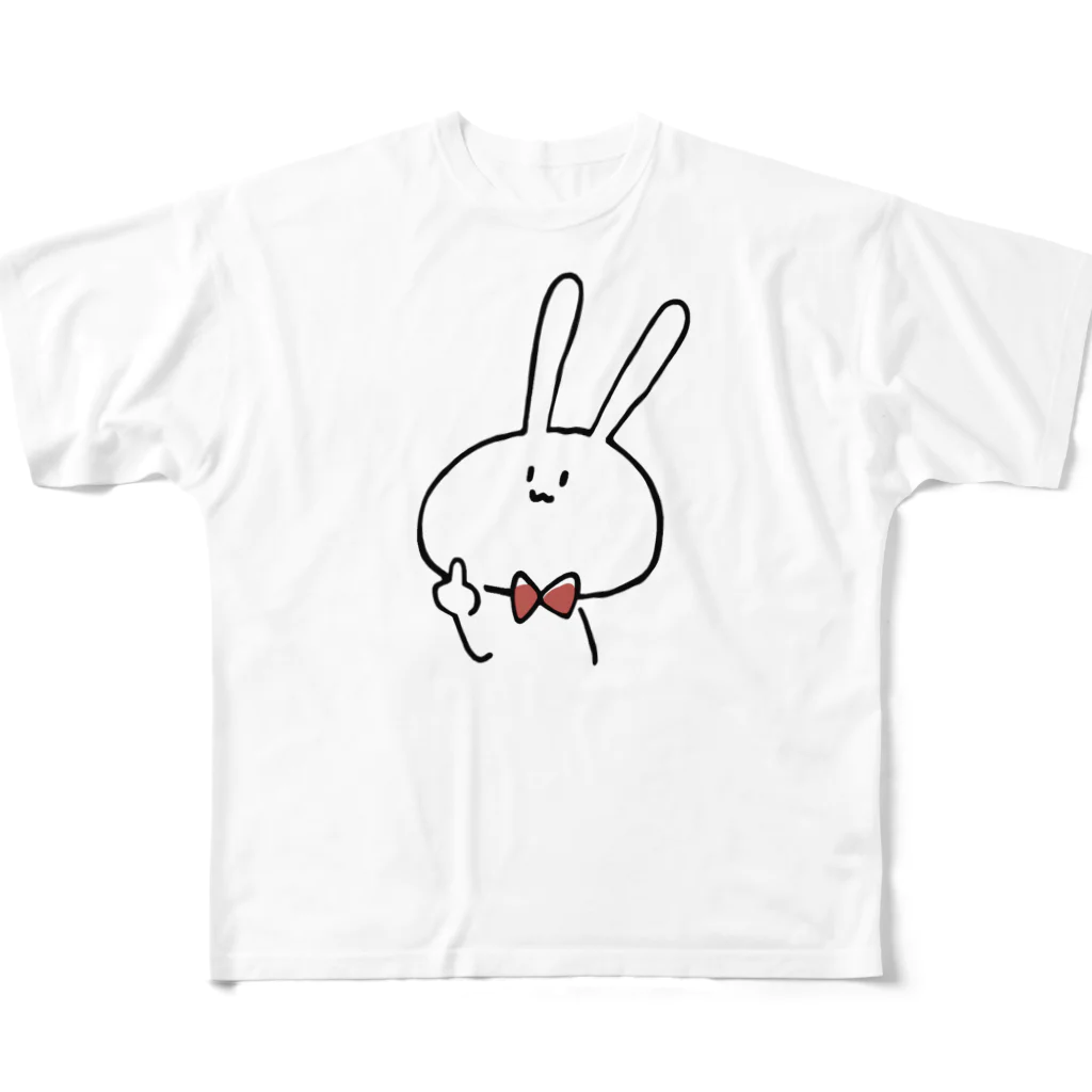 rrrのうさぎちゃん フルグラフィックTシャツ