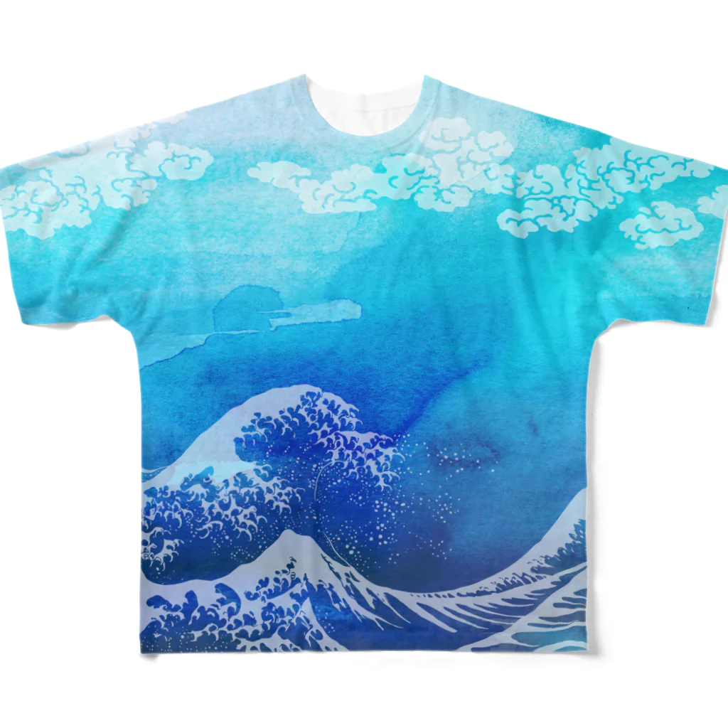 snjnmcのbe_water_my_friend -plain- All-Over Print T-Shirt