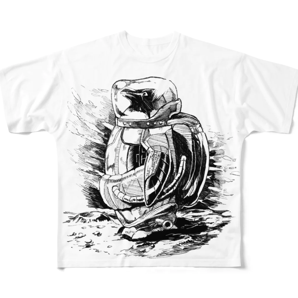 anitomal's shopの宇宙ペンギン All-Over Print T-Shirt