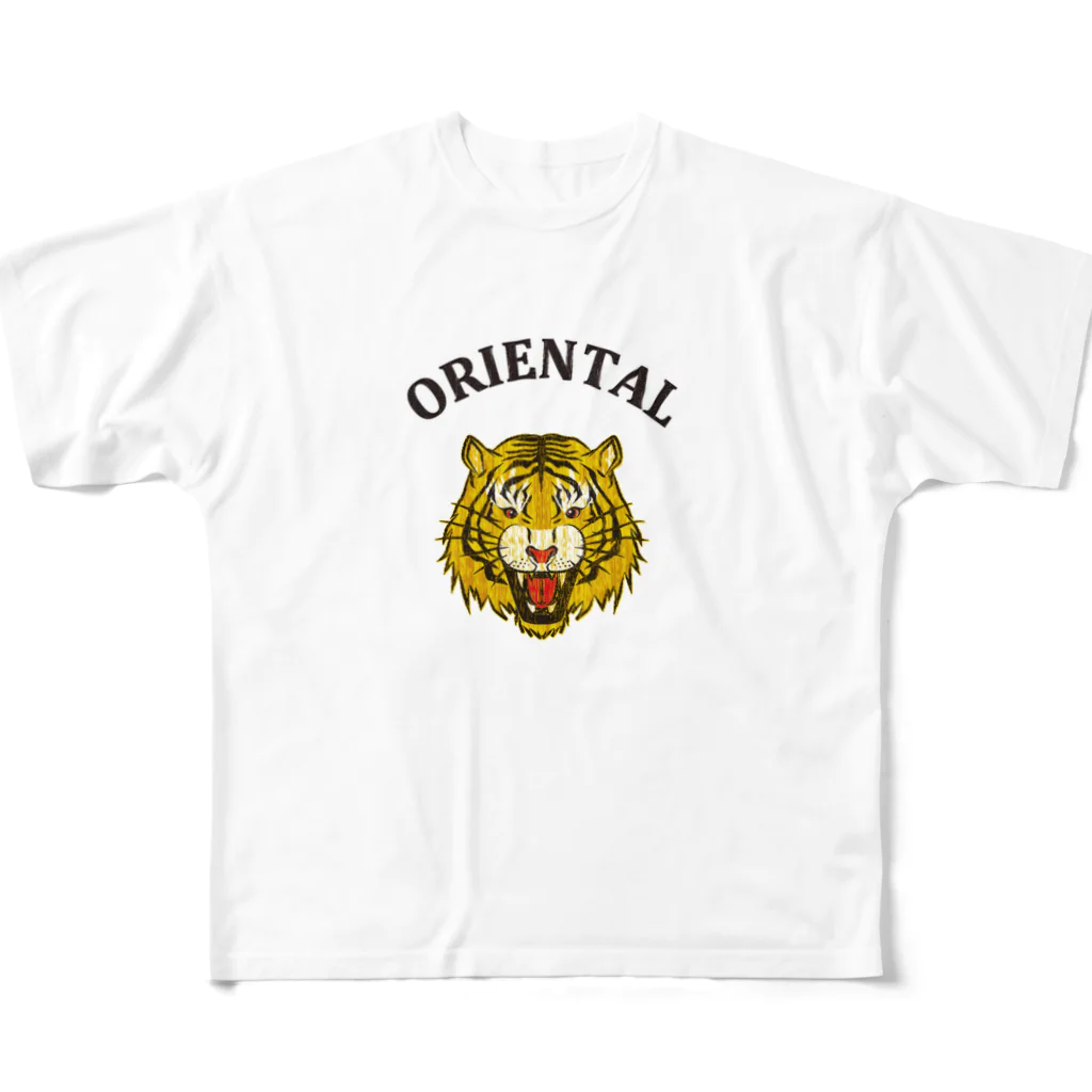 中華呪術堂（チャイナマジックホール）のORIENTAL　TIGER フルグラフィックTシャツ