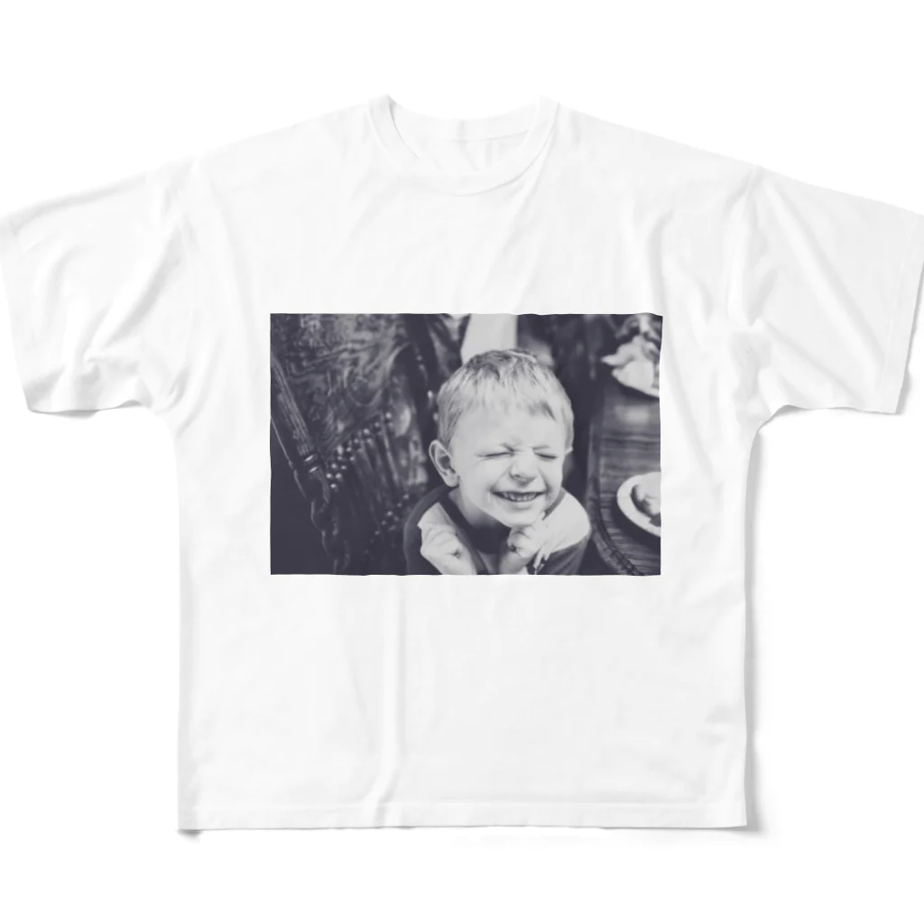 hi&coのキッズ All-Over Print T-Shirt